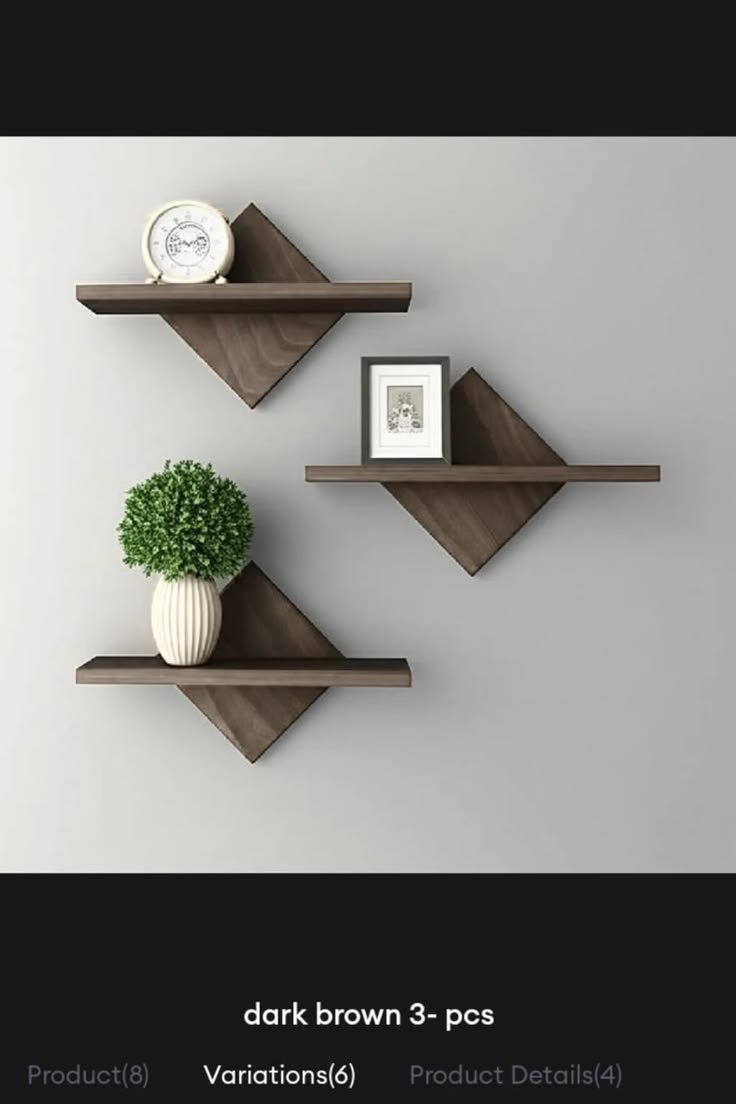 Classic wall shelves